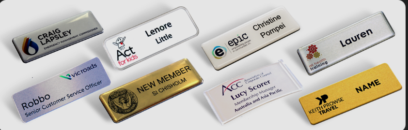 Name badges